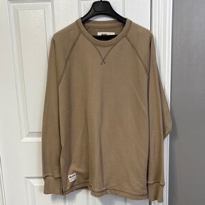 Hollister Men's Crewneck Sweater in Brown